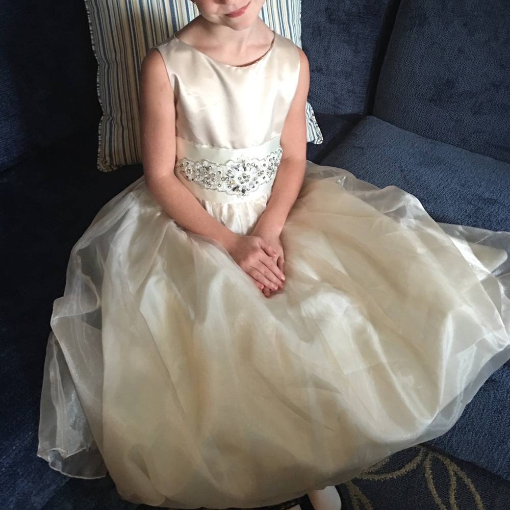 Custom girls child’s fancy dress gown